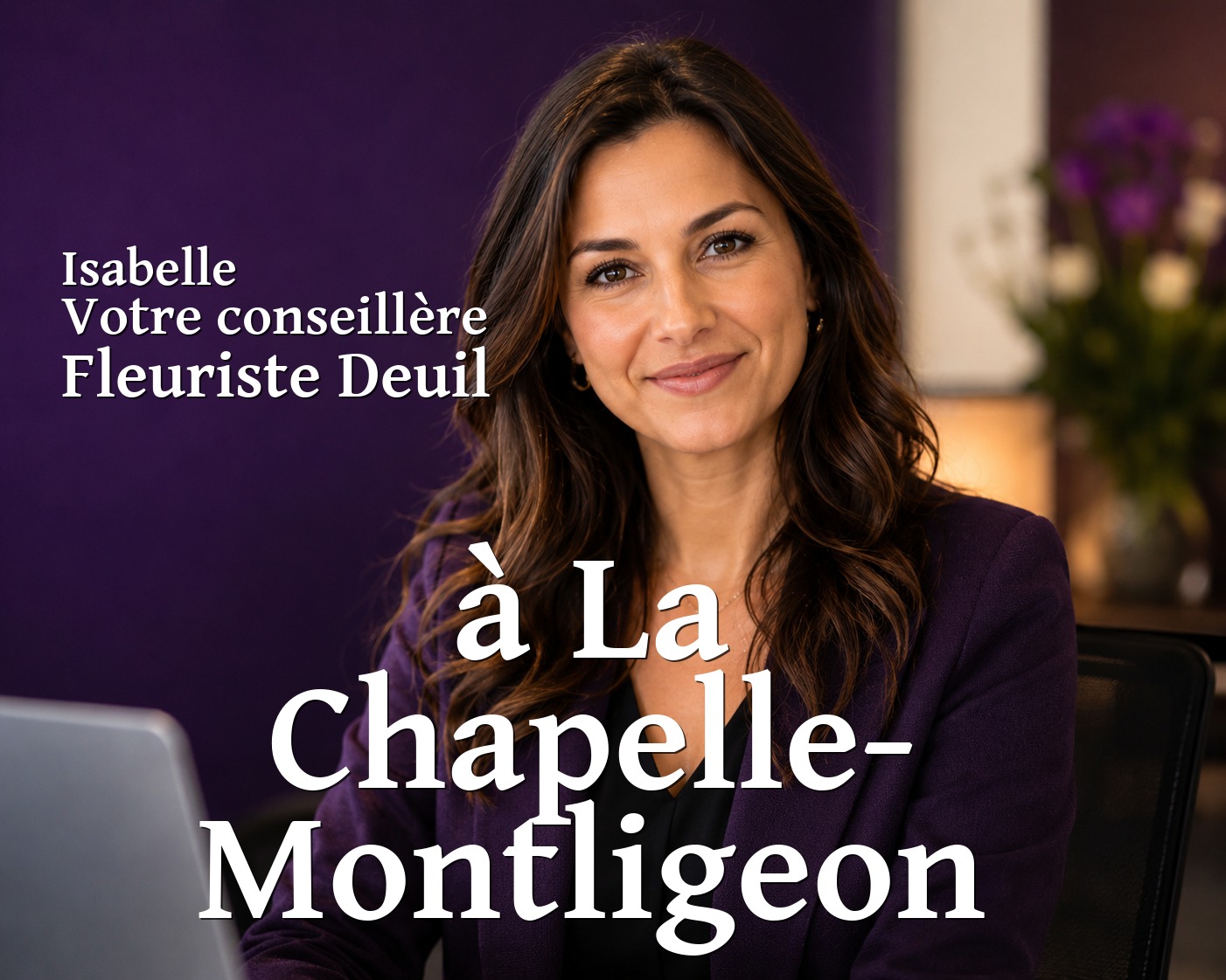 Isabelle, votre conseillère Fleuriste Deuil à La Chapelle-Montligeon