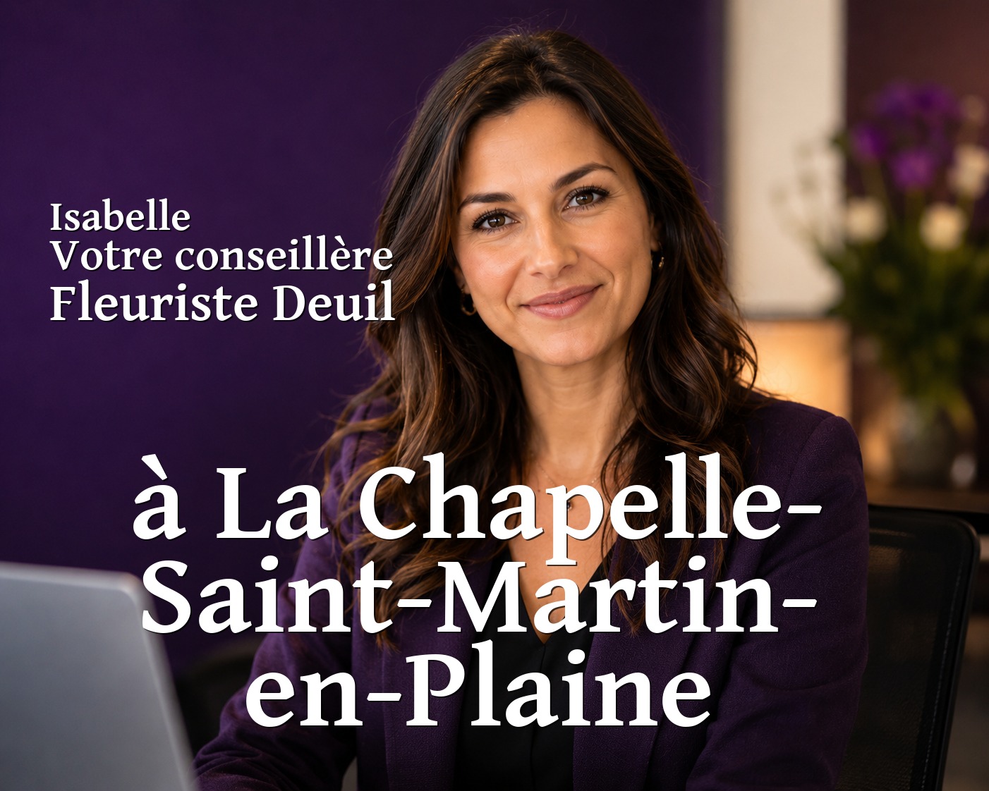 Isabelle, votre conseillère Fleuriste Deuil à La Chapelle-Saint-Martin-en-Plaine