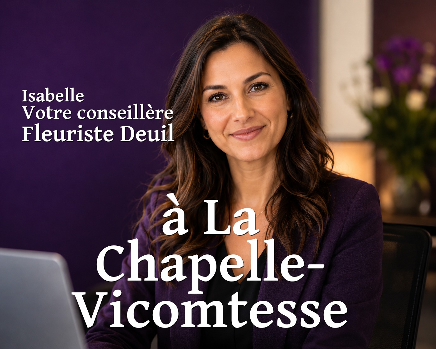 Isabelle, votre conseillère Fleuriste Deuil à La Chapelle-Vicomtesse