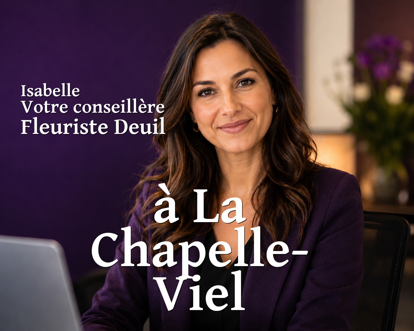 Isabelle, votre conseillère Fleuriste Deuil à La Chapelle-Viel