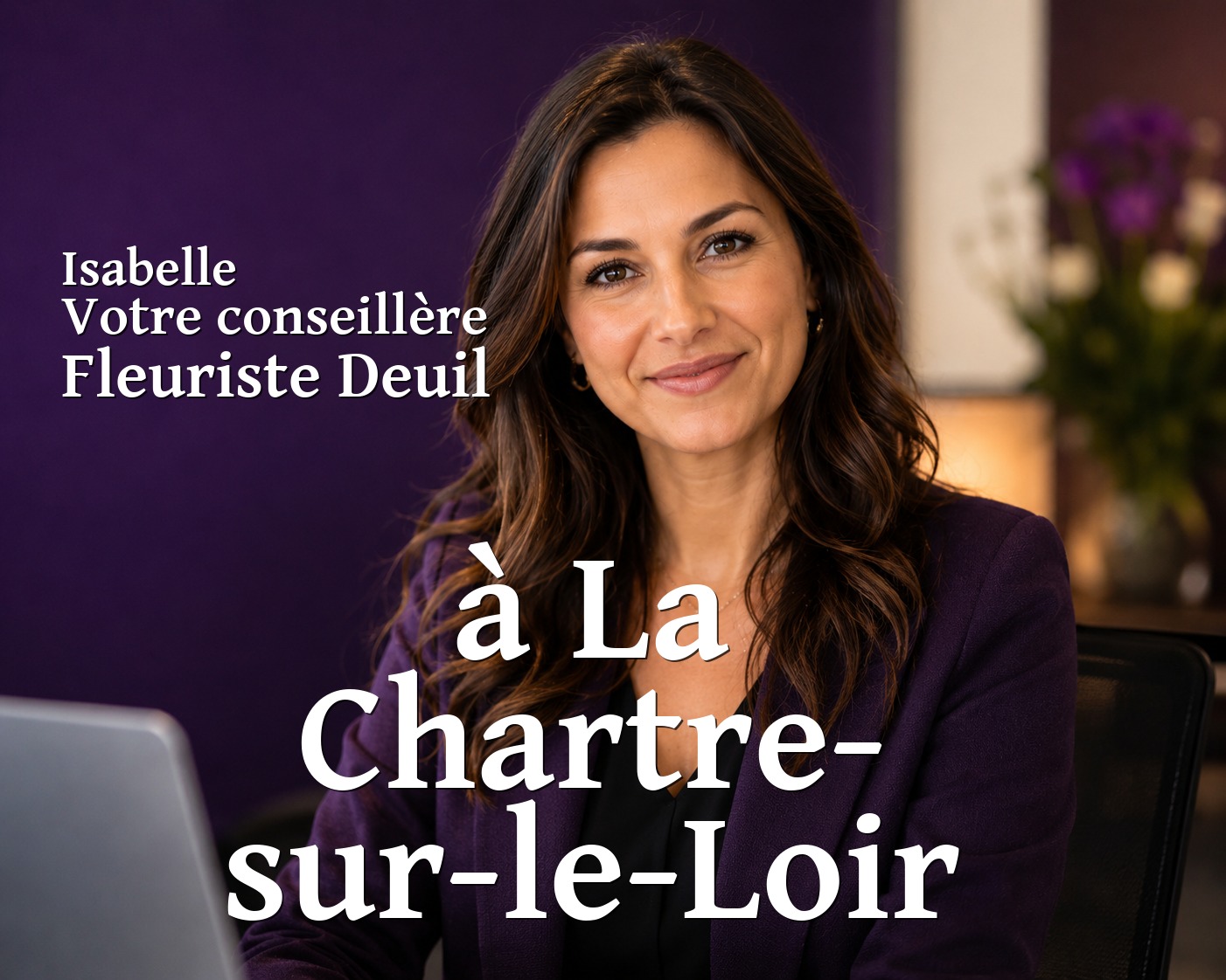 Isabelle, votre conseillère Fleuriste Deuil à La Chartre-sur-le-Loir