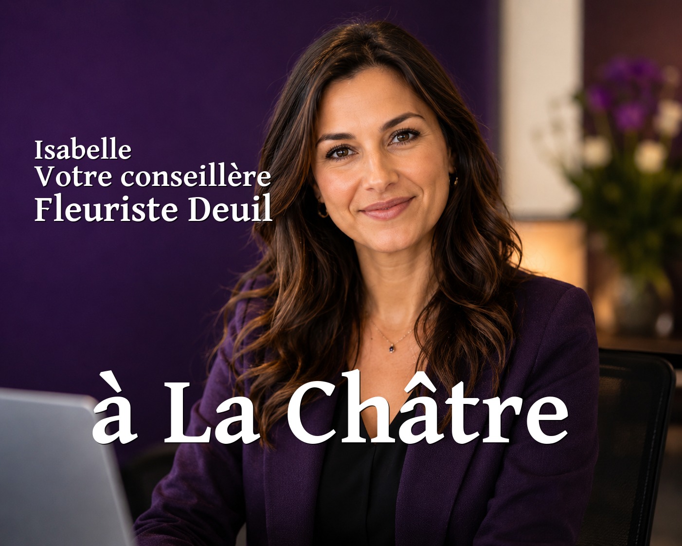 Isabelle, votre conseillère Fleuriste Deuil à La Châtre
