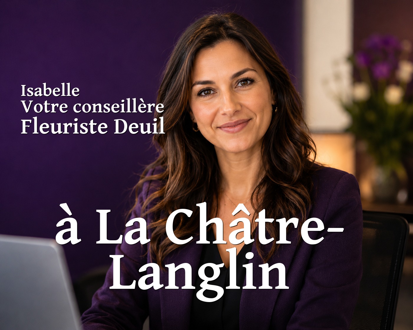 Isabelle, votre conseillère Fleuriste Deuil à La Châtre-Langlin
