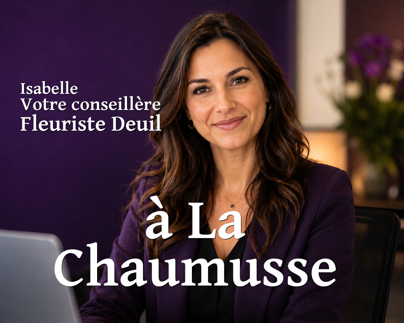 Isabelle, votre conseillère Fleuriste Deuil à La Chaumusse