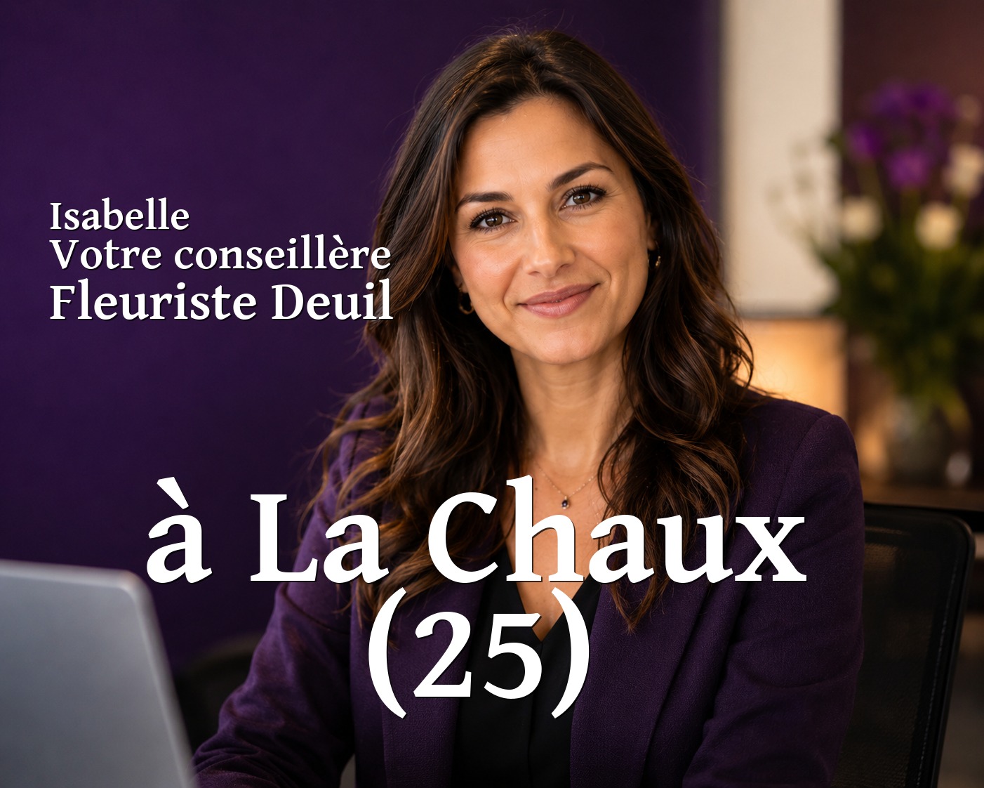 Isabelle, votre conseillère Fleuriste Deuil à La Chaux (25)