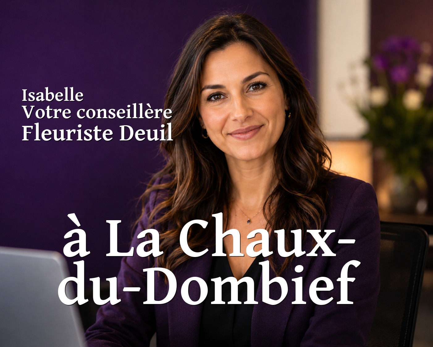 Isabelle, votre conseillère Fleuriste Deuil à La Chaux-du-Dombief