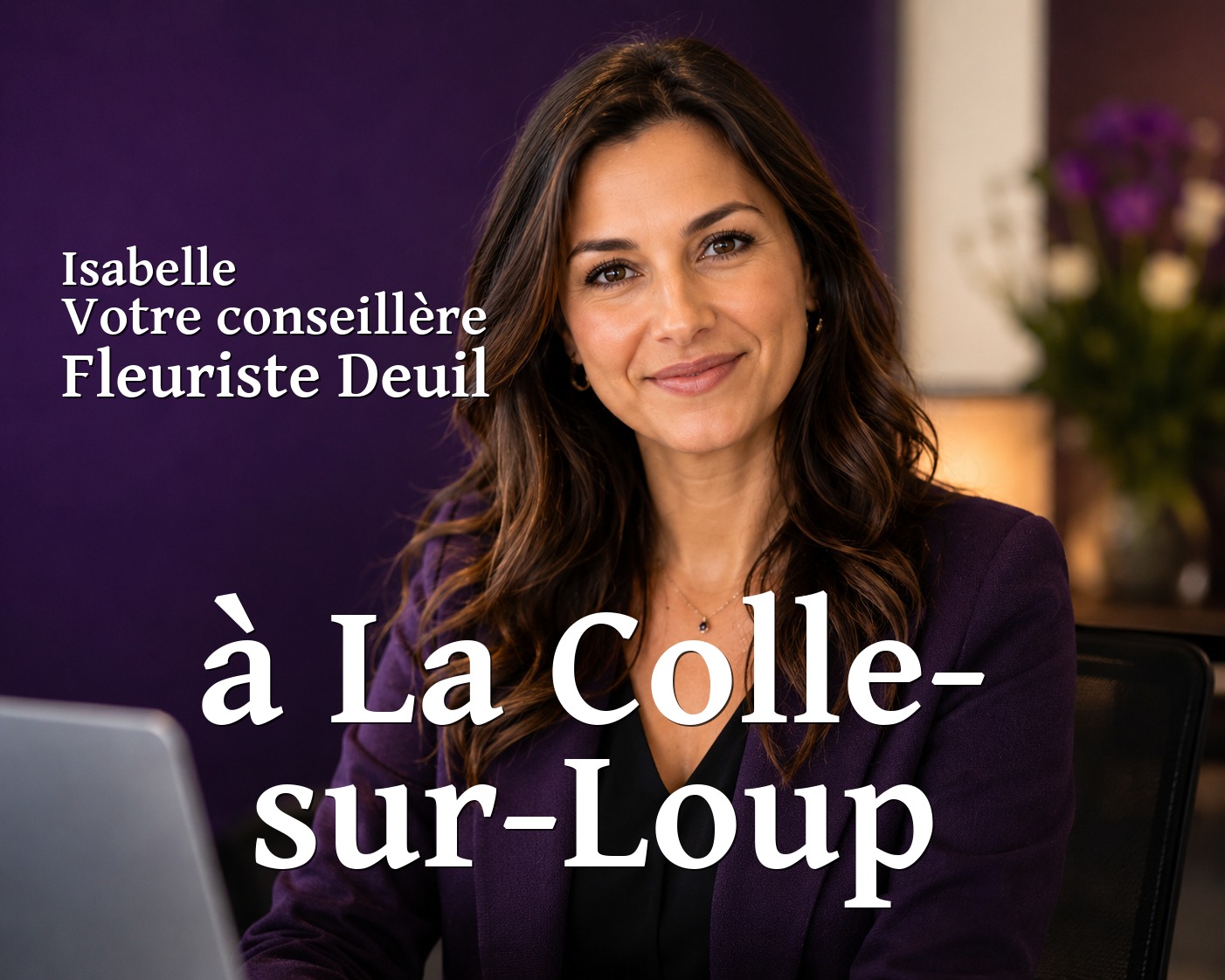 Isabelle, votre conseillère Fleuriste Deuil à La Colle-sur-Loup