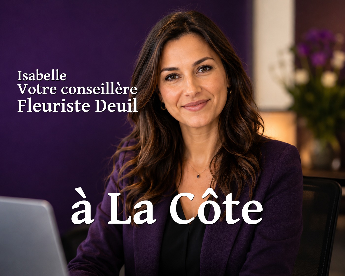 Isabelle, votre conseillère Fleuriste Deuil à La Côte