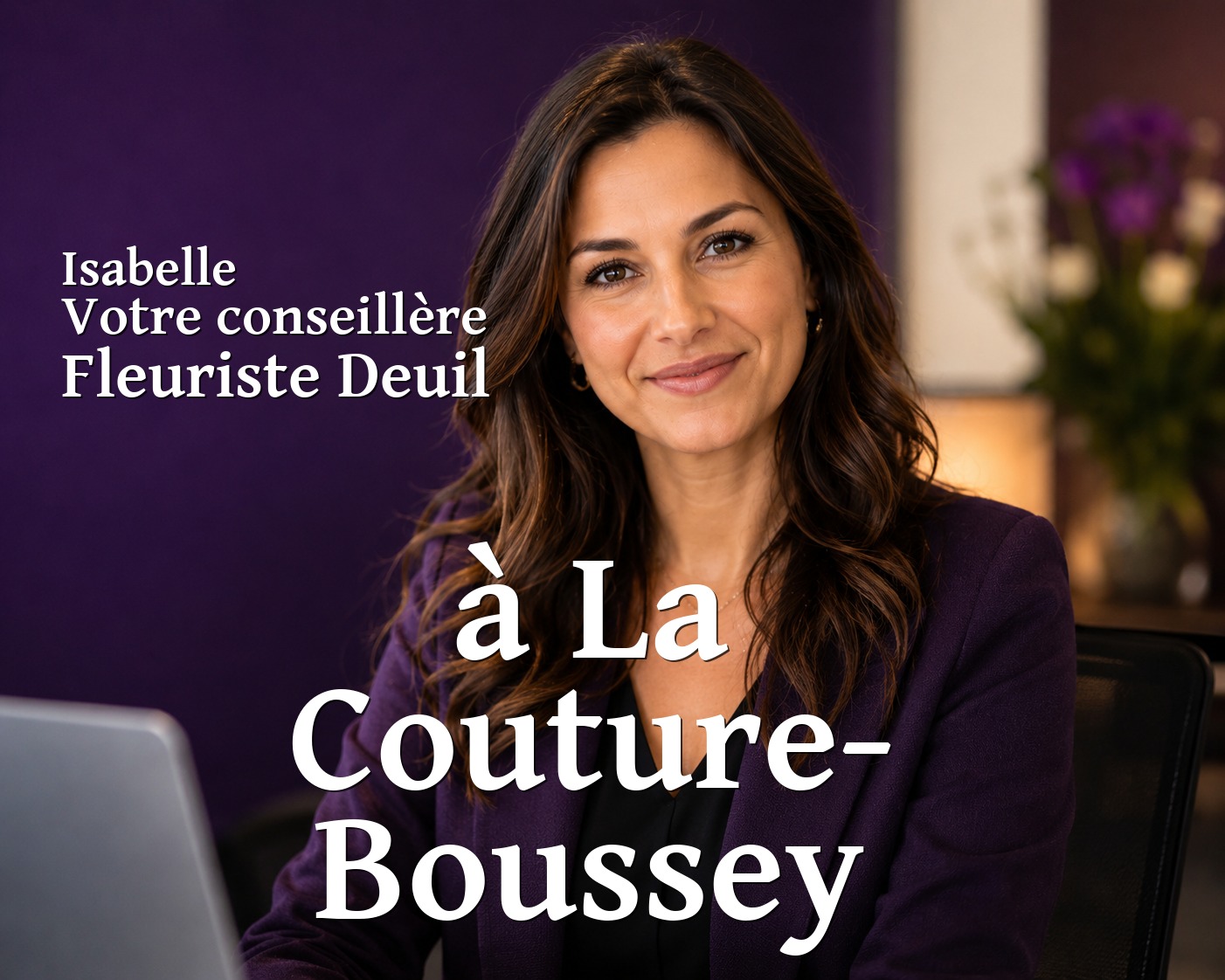 Isabelle, votre conseillère Fleuriste Deuil à La Couture-Boussey