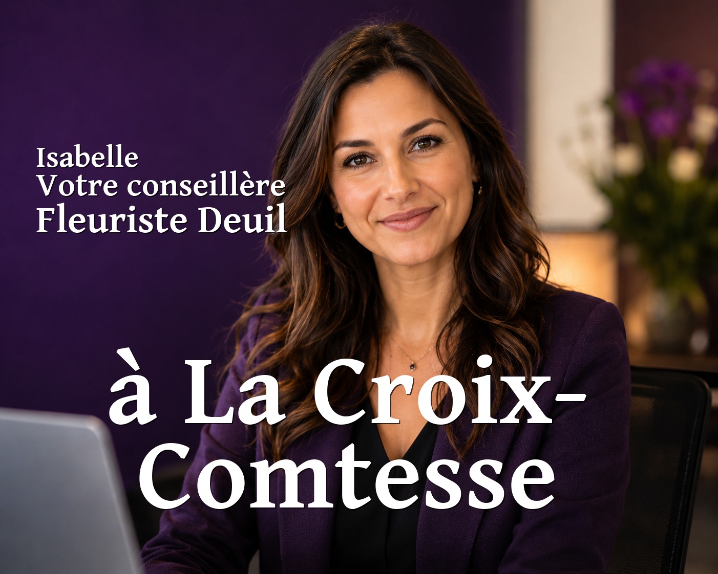 Isabelle, votre conseillère Fleuriste Deuil à La Croix-Comtesse