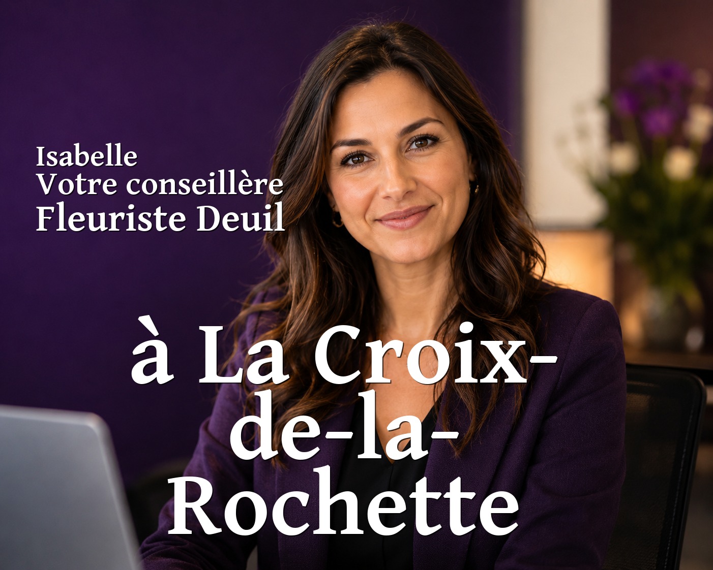 Isabelle, votre conseillère Fleuriste Deuil à La Croix-de-la-Rochette