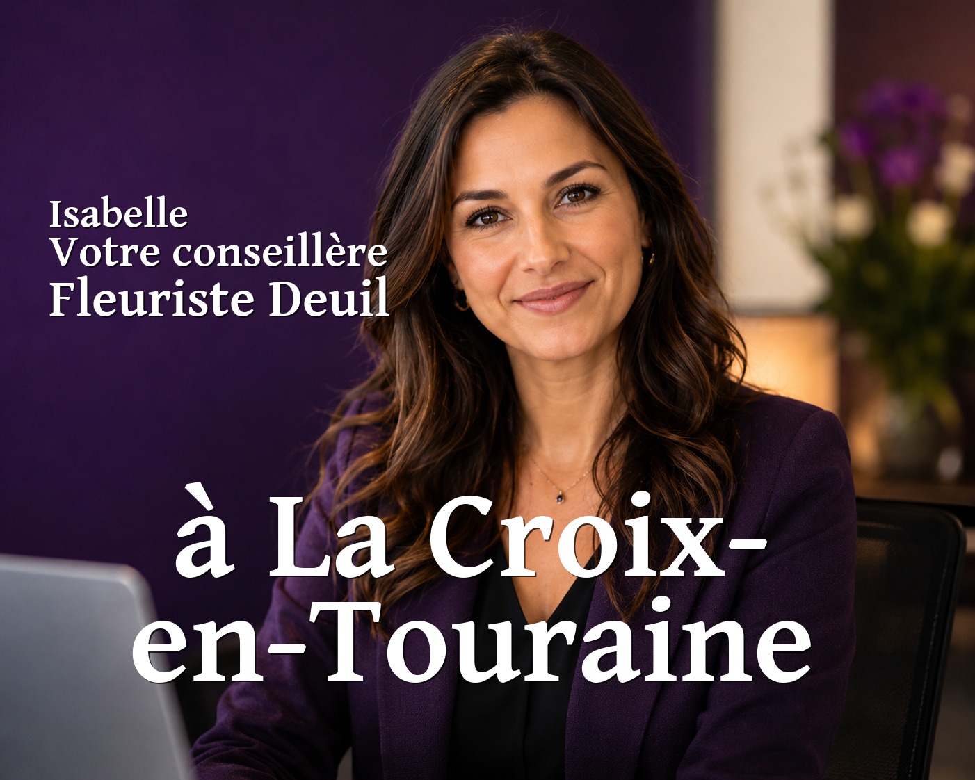 Isabelle, votre conseillère Fleuriste Deuil à La Croix-en-Touraine