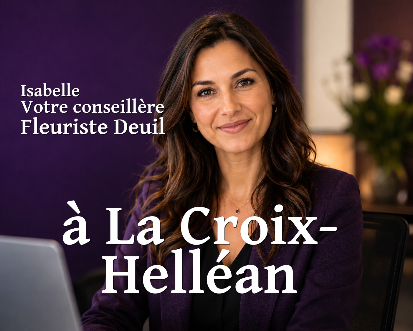 Isabelle, votre conseillère Fleuriste Deuil à La Croix-Helléan
