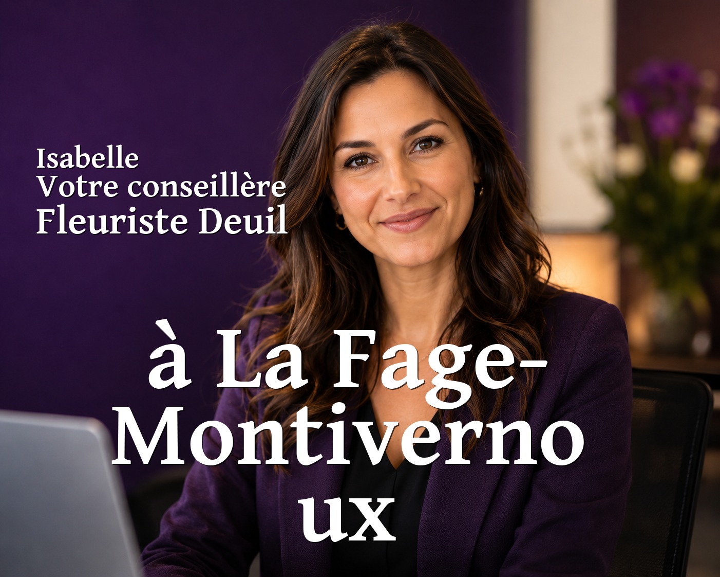 Isabelle, votre conseillère Fleuriste Deuil à La Fage-Montivernoux