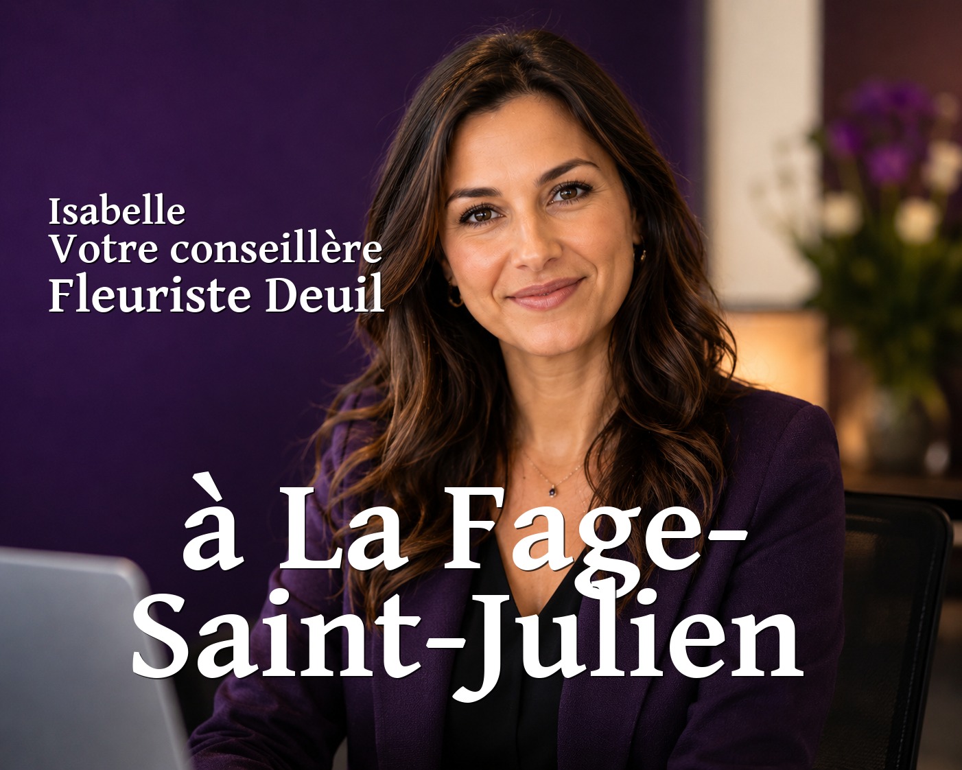 Isabelle, votre conseillère Fleuriste Deuil à La Fage-Saint-Julien