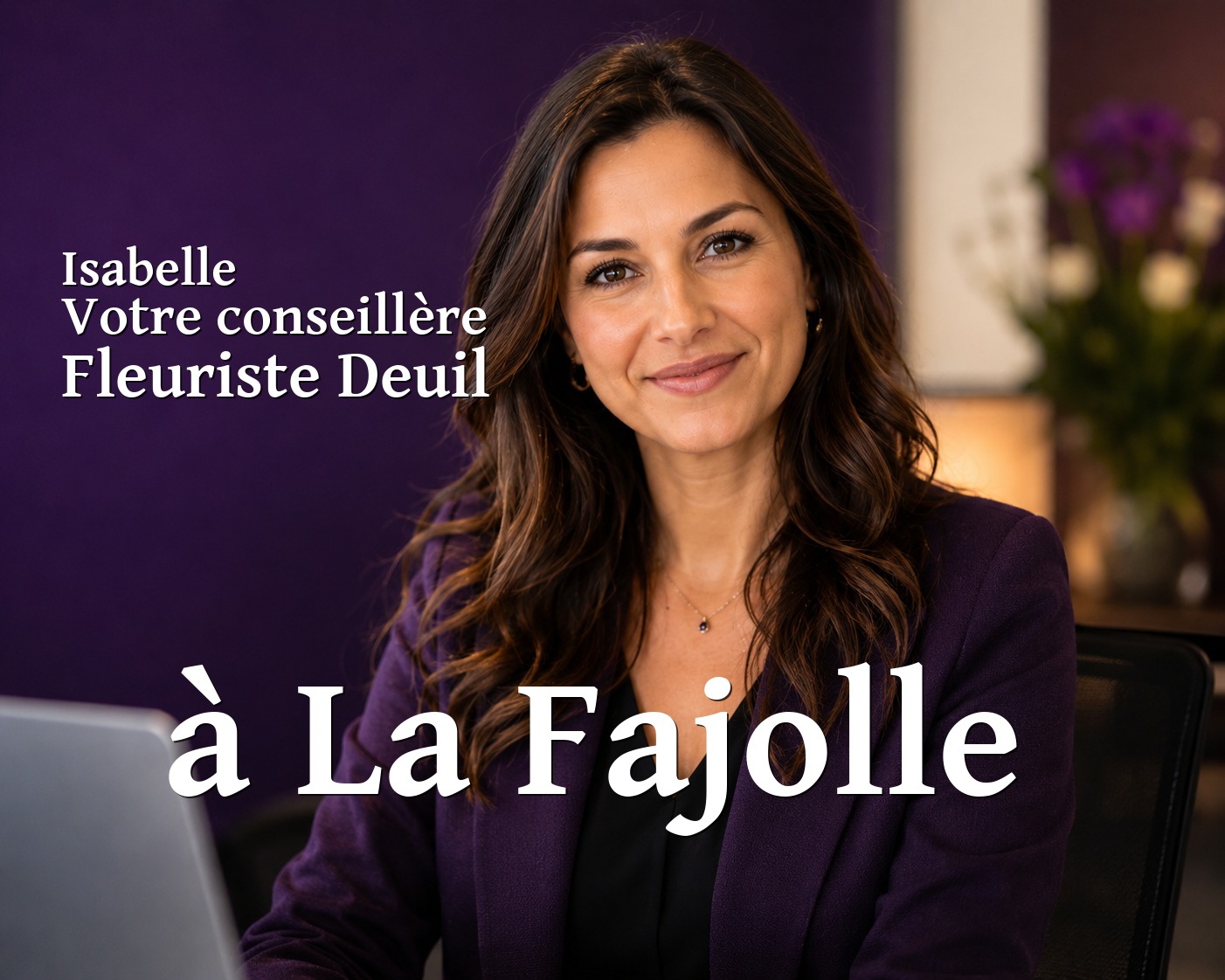 Isabelle, votre conseillère Fleuriste Deuil à La Fajolle