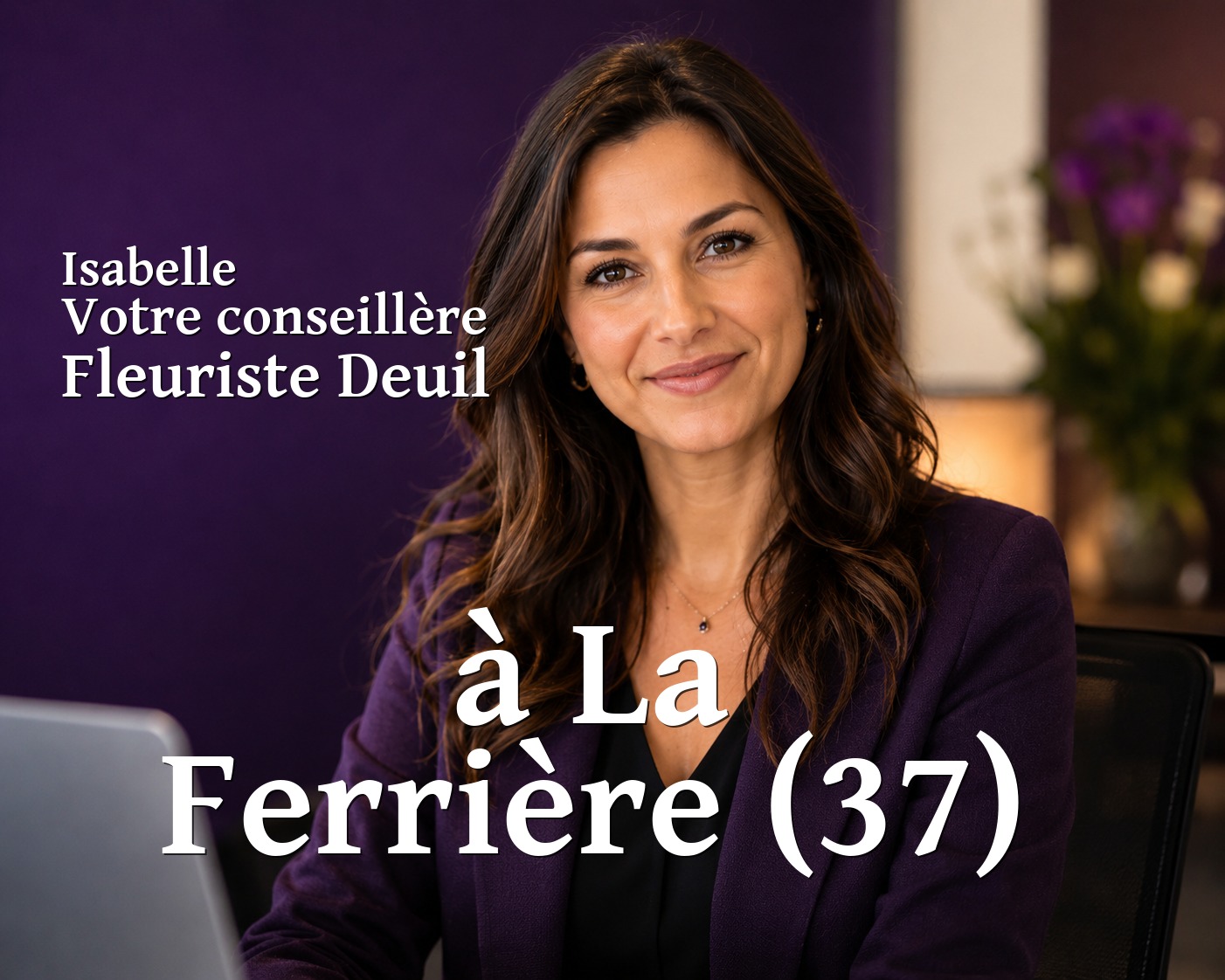 Isabelle, votre conseillère Fleuriste Deuil à La Ferrière (37)