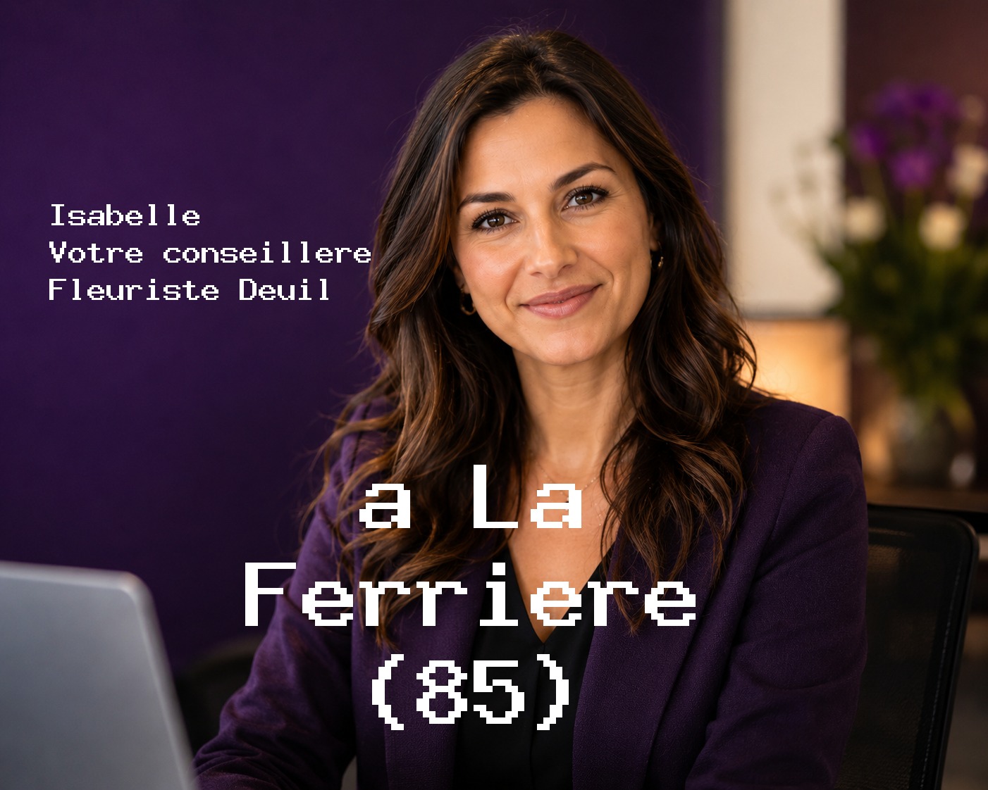 Isabelle, votre conseillère Fleuriste Deuil à La Ferrière (85)