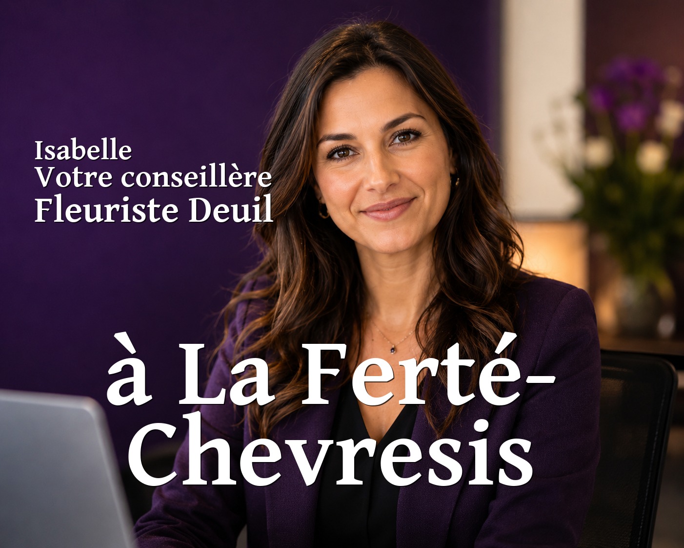 Isabelle, votre conseillère Fleuriste Deuil à La Ferté-Chevresis