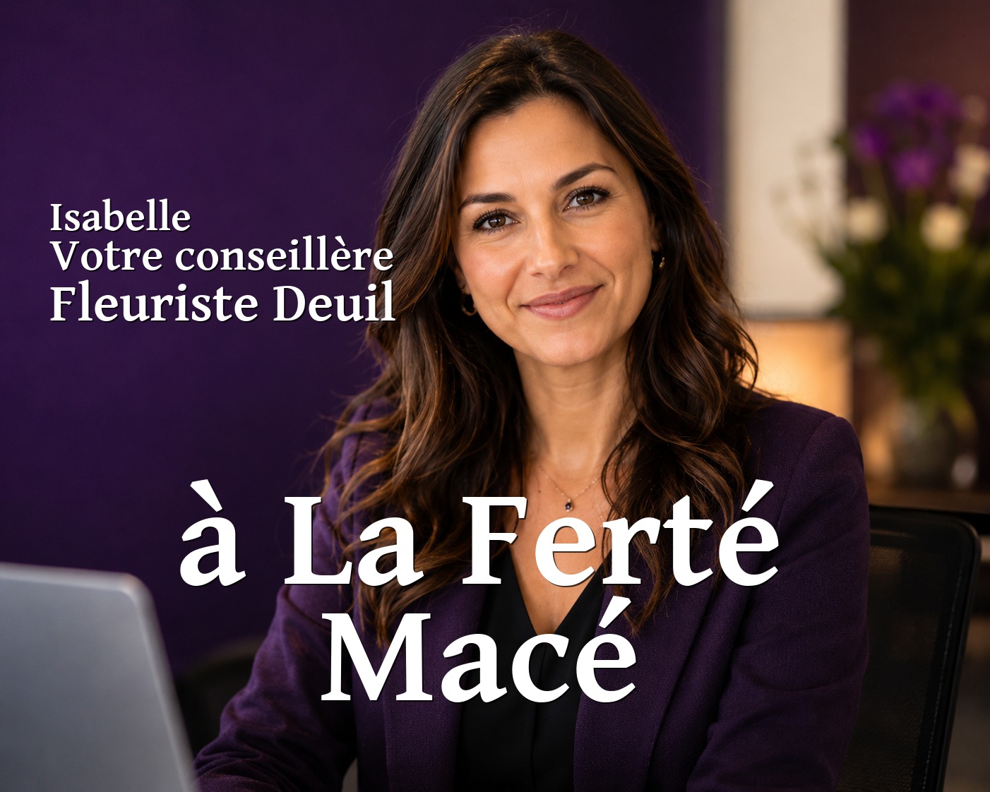 Isabelle, votre conseillère Fleuriste Deuil à La Ferté Macé