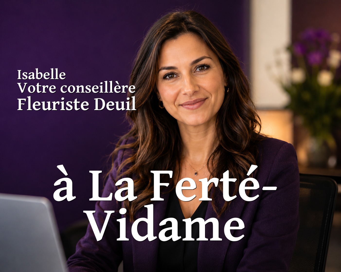 Isabelle, votre conseillère Fleuriste Deuil à La Ferté-Vidame