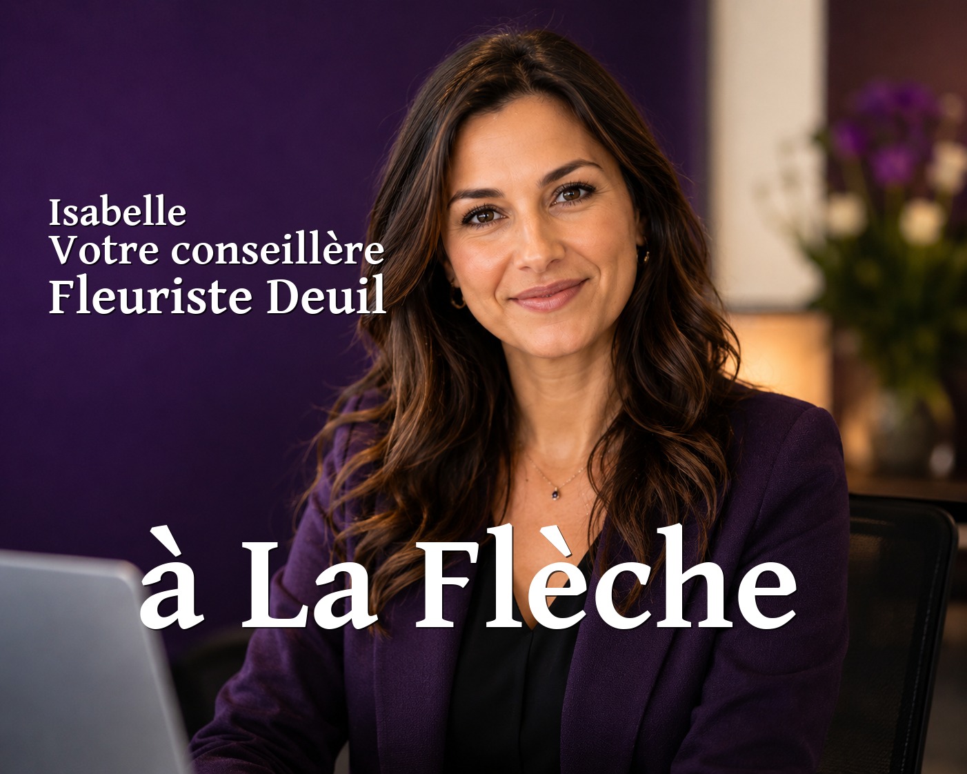 Isabelle, votre conseillère Fleuriste Deuil à La Flèche