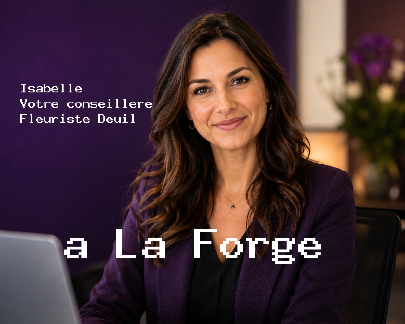 Isabelle, votre conseillère Fleuriste Deuil à La Forge