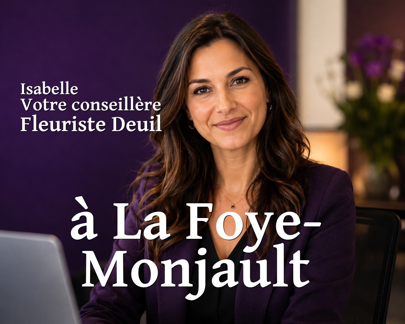 Isabelle, votre conseillère Fleuriste Deuil à La Foye-Monjault