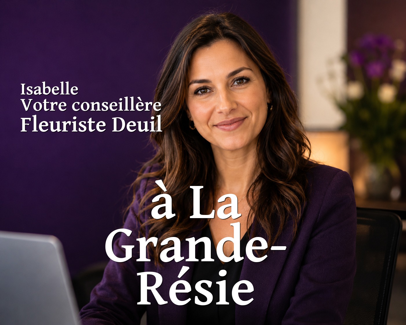 Isabelle, votre conseillère Fleuriste Deuil à La Grande-Résie