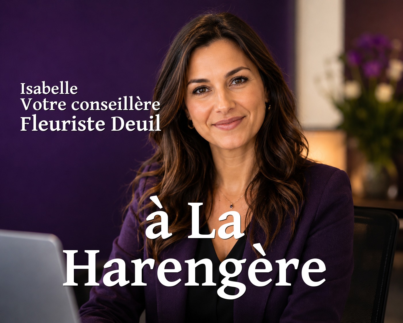Isabelle, votre conseillère Fleuriste Deuil à La Harengère