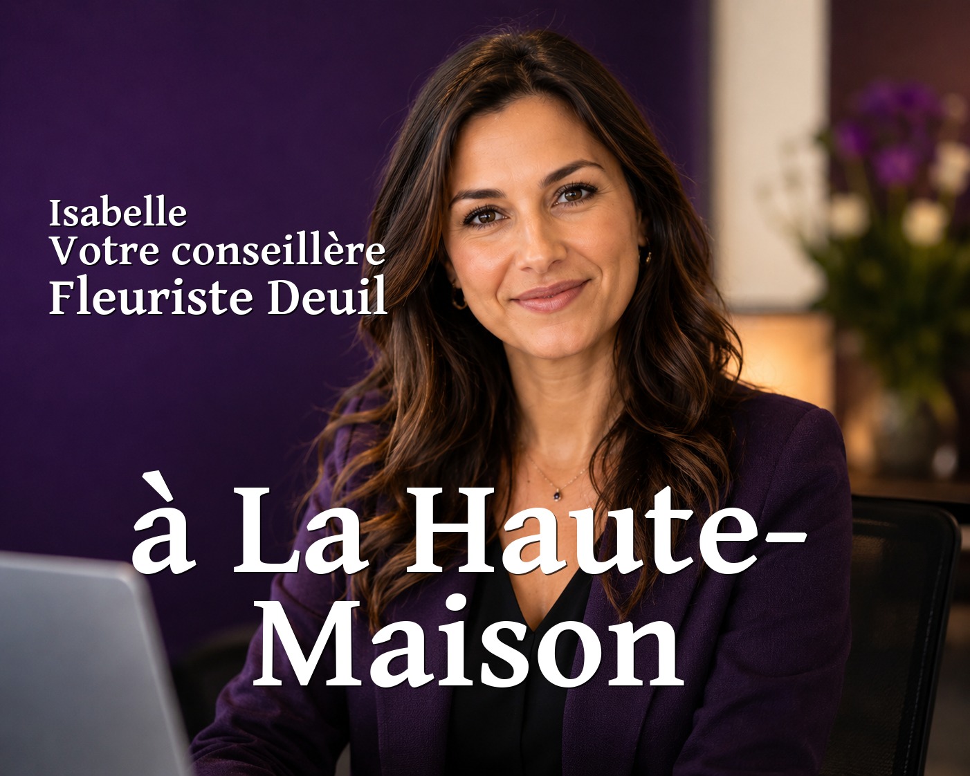 Isabelle, votre conseillère Fleuriste Deuil à La Haute-Maison