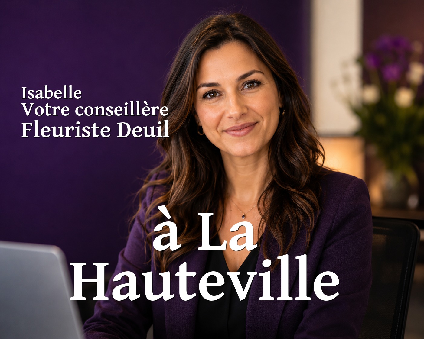 Isabelle, votre conseillère Fleuriste Deuil à La Hauteville