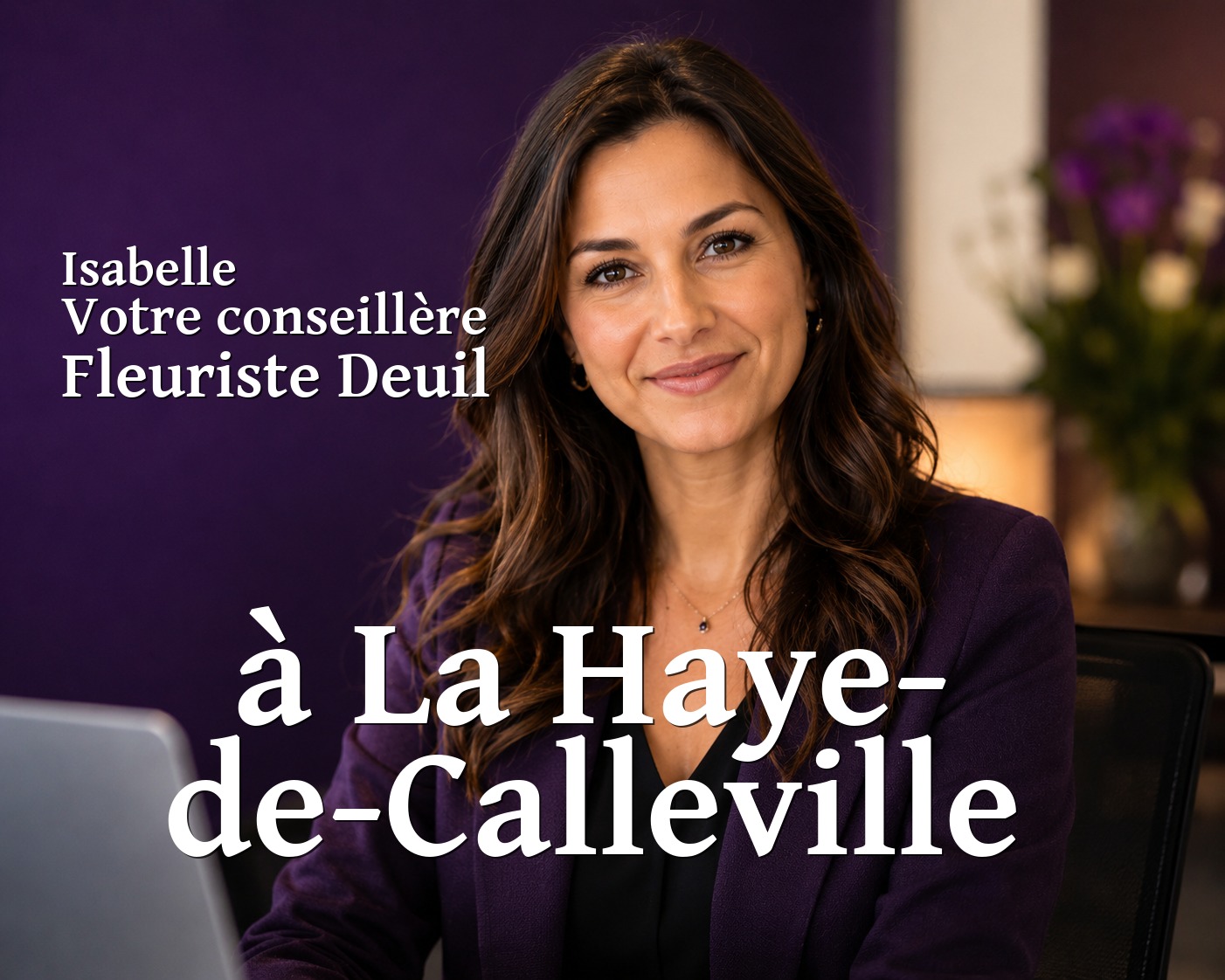 Isabelle, votre conseillère Fleuriste Deuil à La Haye-de-Calleville