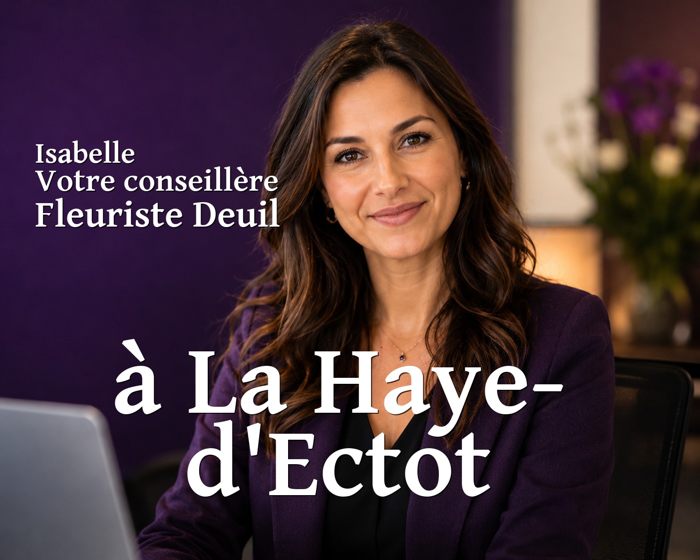 Isabelle, votre conseillère Fleuriste Deuil à La Haye-d'Ectot