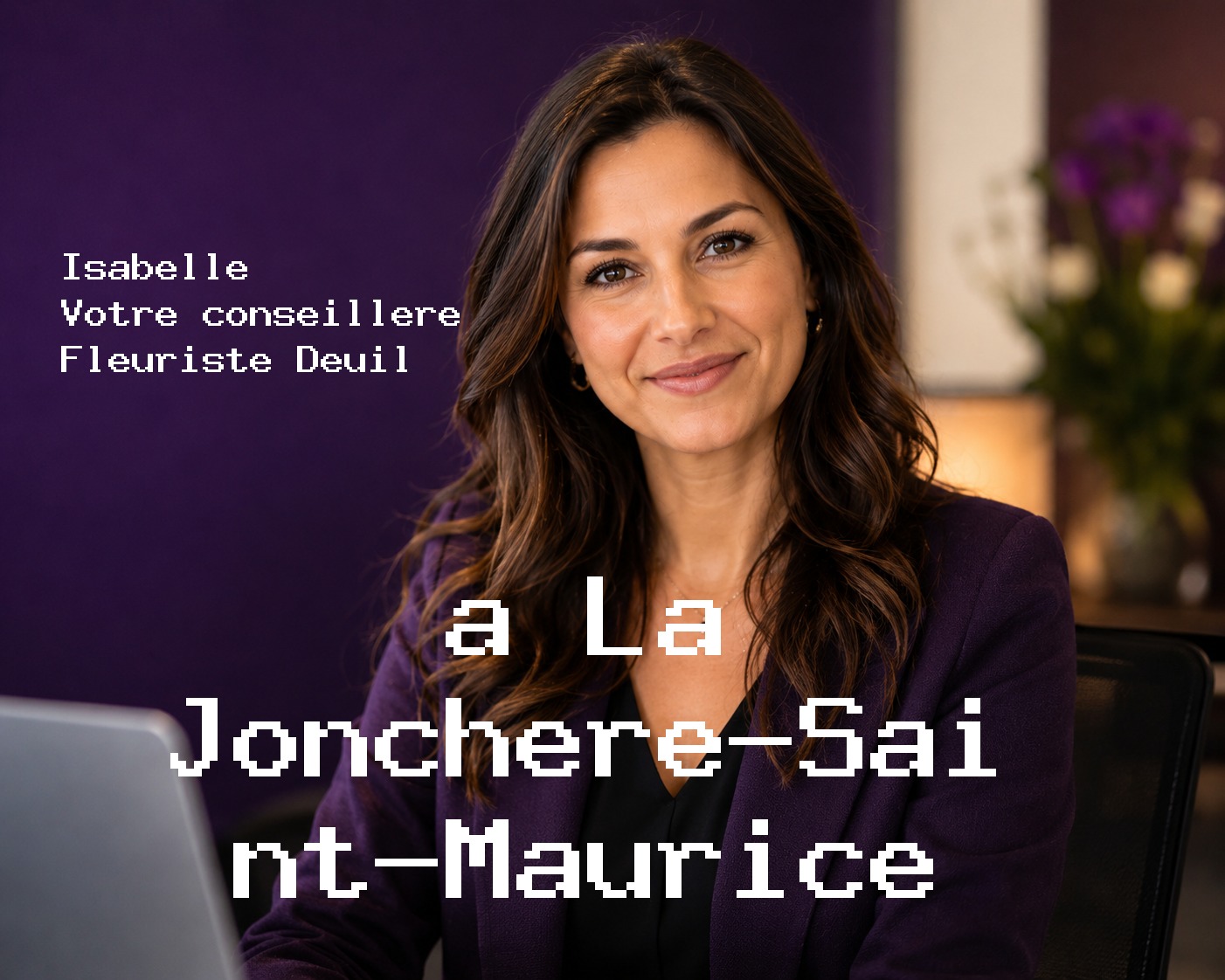Isabelle, votre conseillère Fleuriste Deuil à La Jonchère-Saint-Maurice