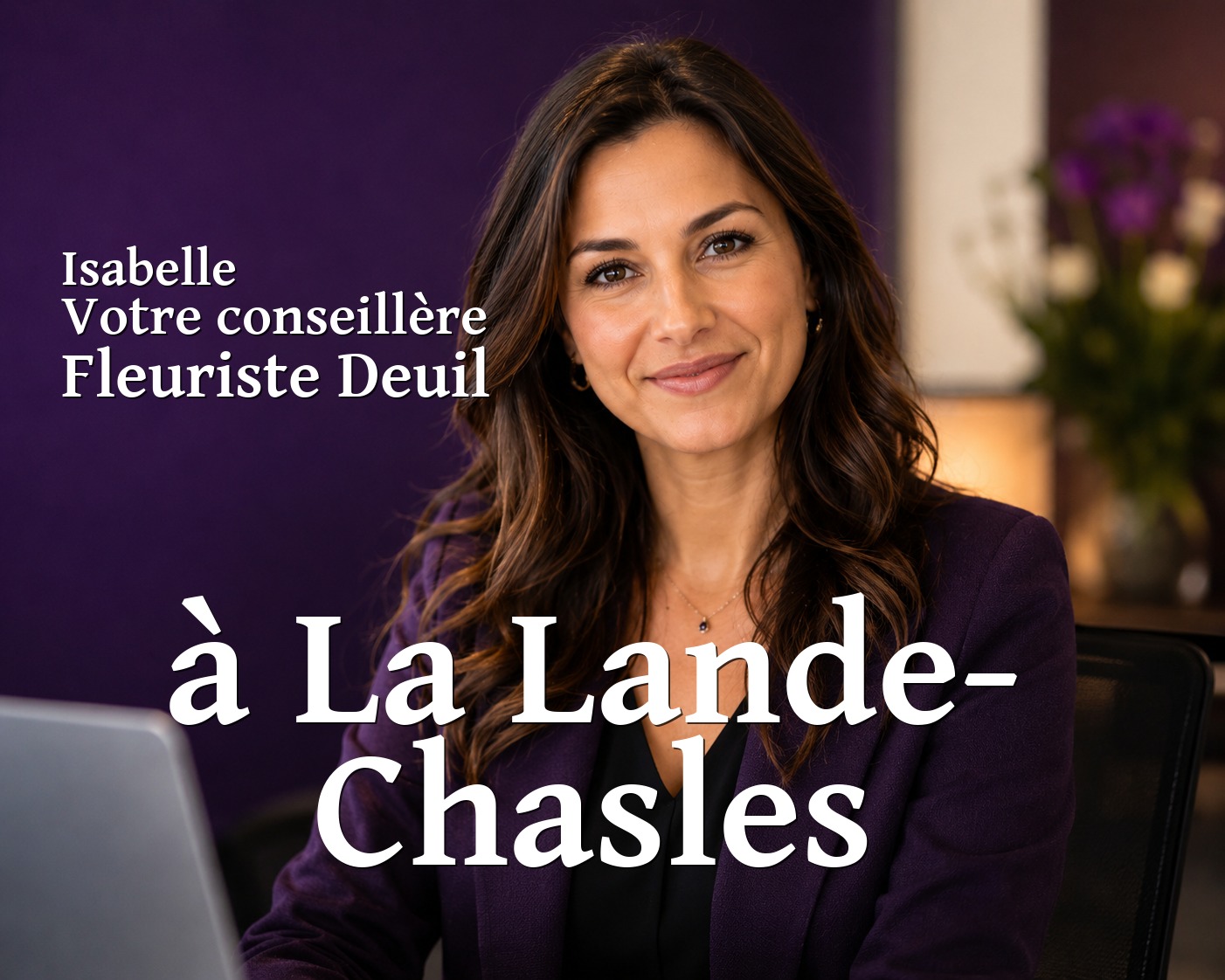 Isabelle, votre conseillère Fleuriste Deuil à La Lande-Chasles