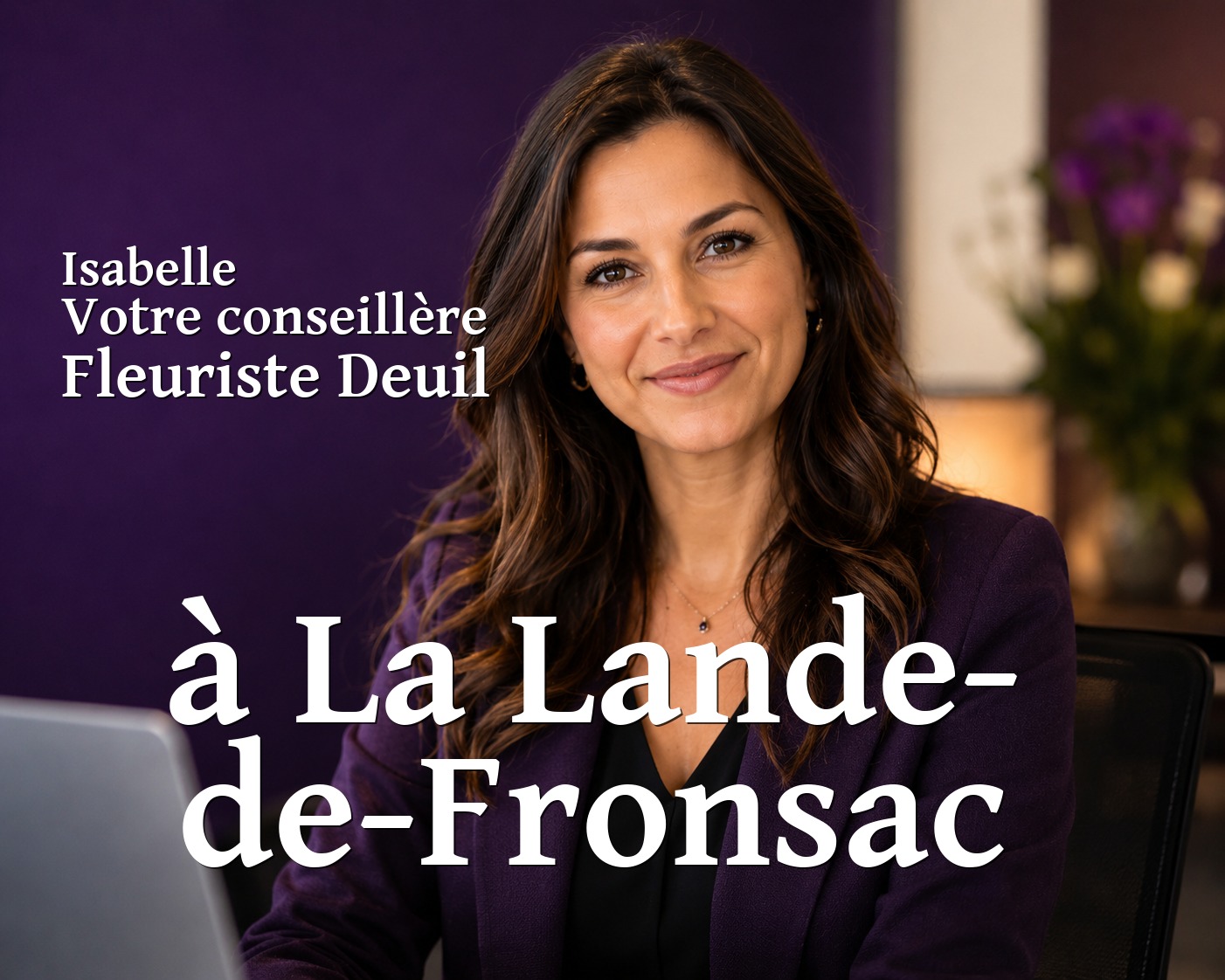 Isabelle, votre conseillère Fleuriste Deuil à La Lande-de-Fronsac