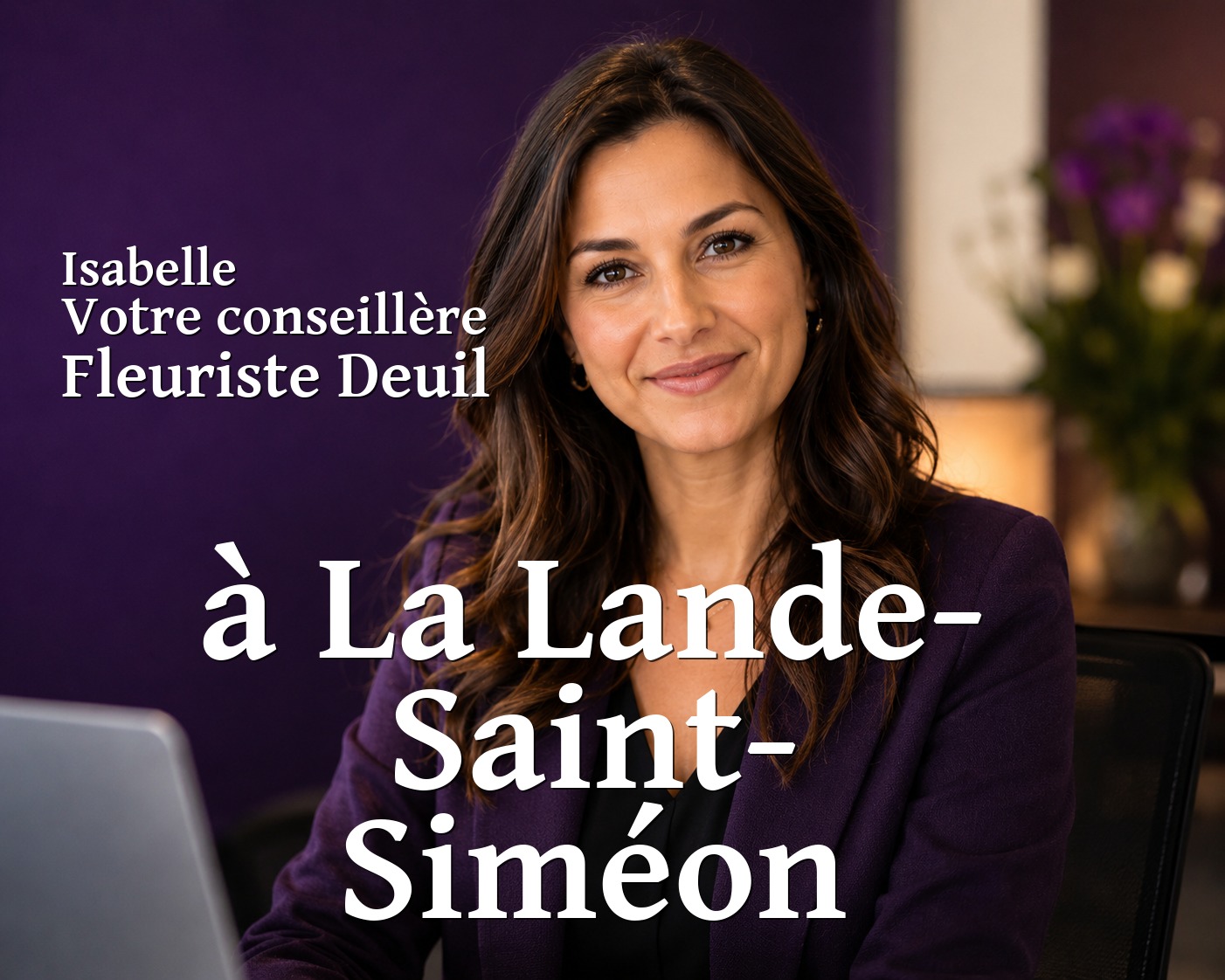 Isabelle, votre conseillère Fleuriste Deuil à La Lande-Saint-Siméon