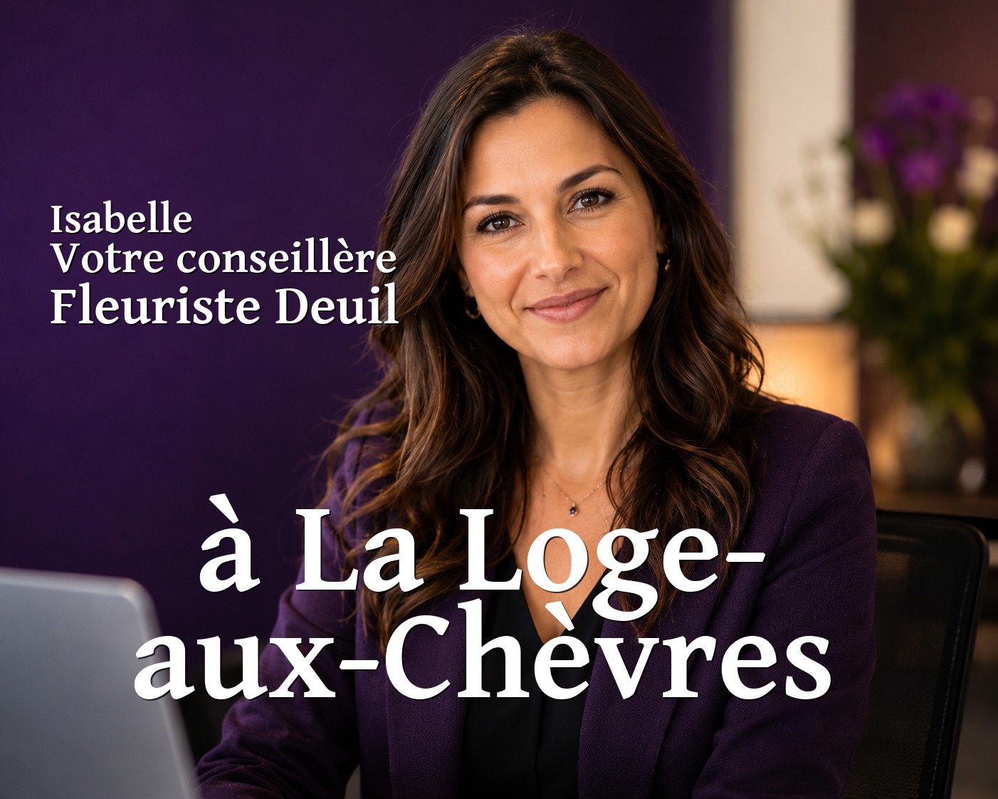 Isabelle, votre conseillère Fleuriste Deuil à La Loge-aux-Chèvres