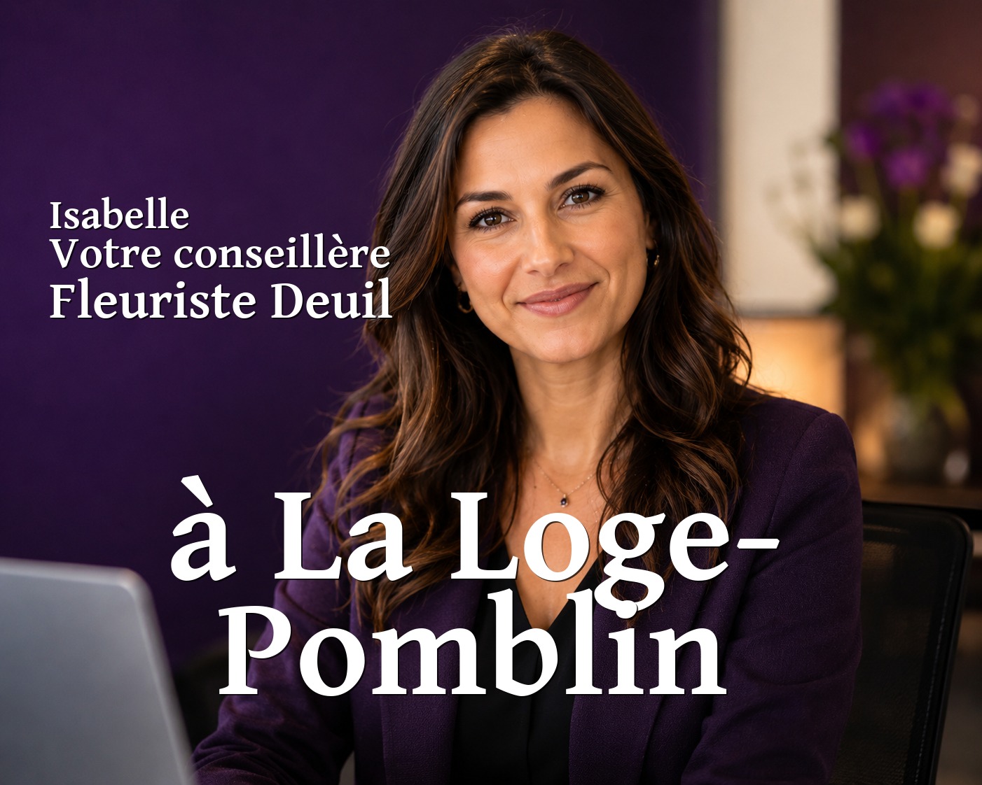 Isabelle, votre conseillère Fleuriste Deuil à La Loge-Pomblin