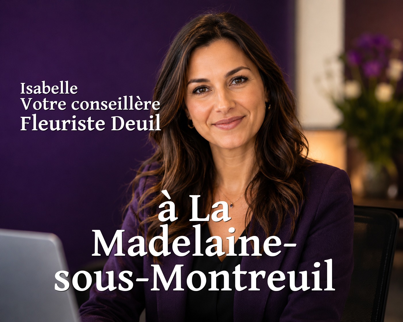 Isabelle, votre conseillère Fleuriste Deuil à La Madelaine-sous-Montreuil
