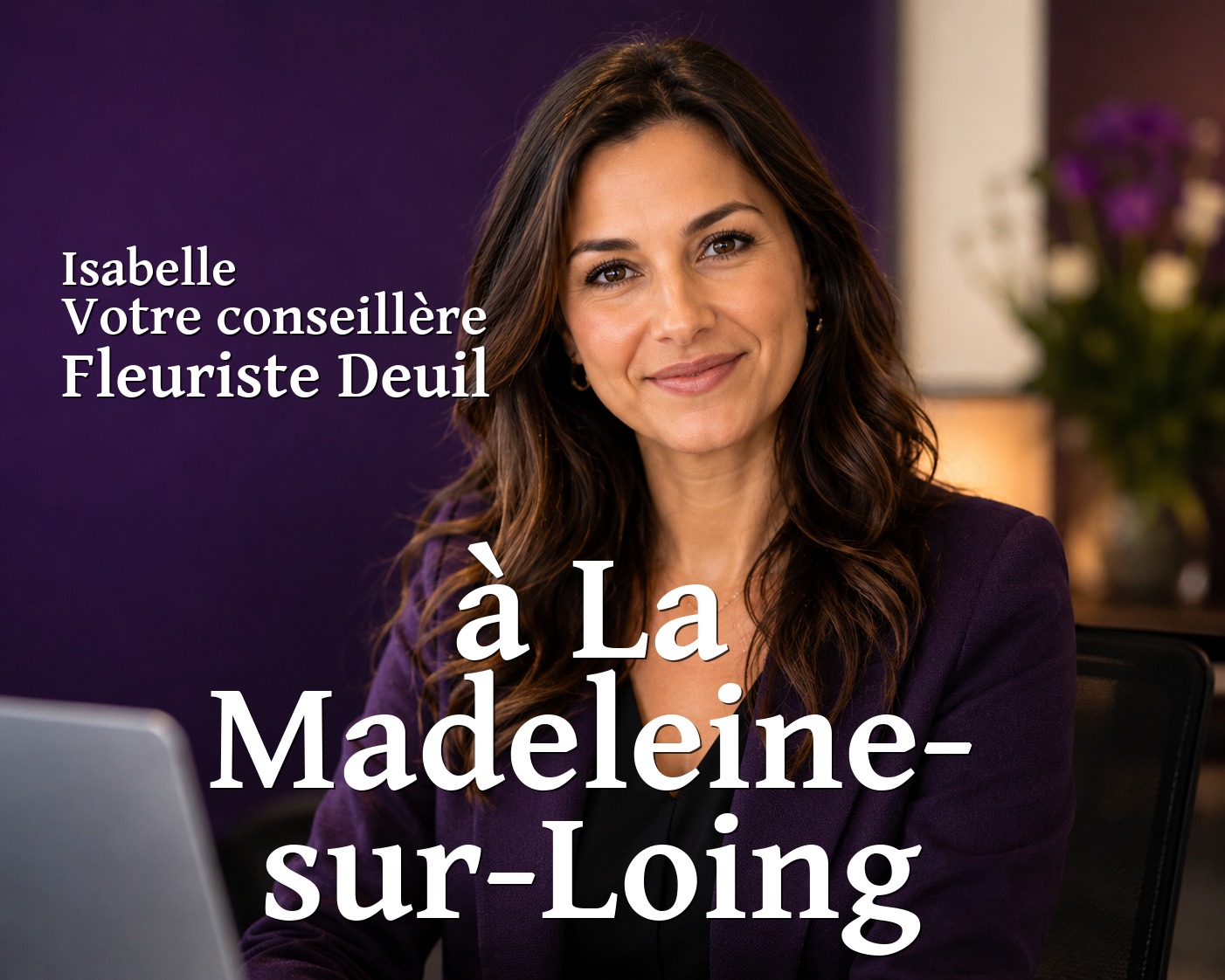 Isabelle, votre conseillère Fleuriste Deuil à La Madeleine-sur-Loing