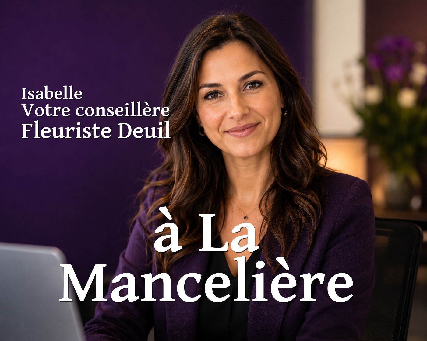 Isabelle, votre conseillère Fleuriste Deuil à La Mancelière