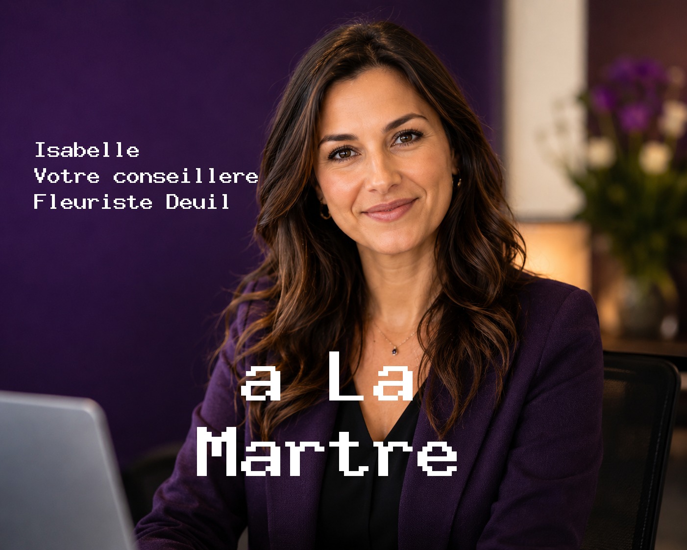 Isabelle, votre conseillère Fleuriste Deuil à La Martre