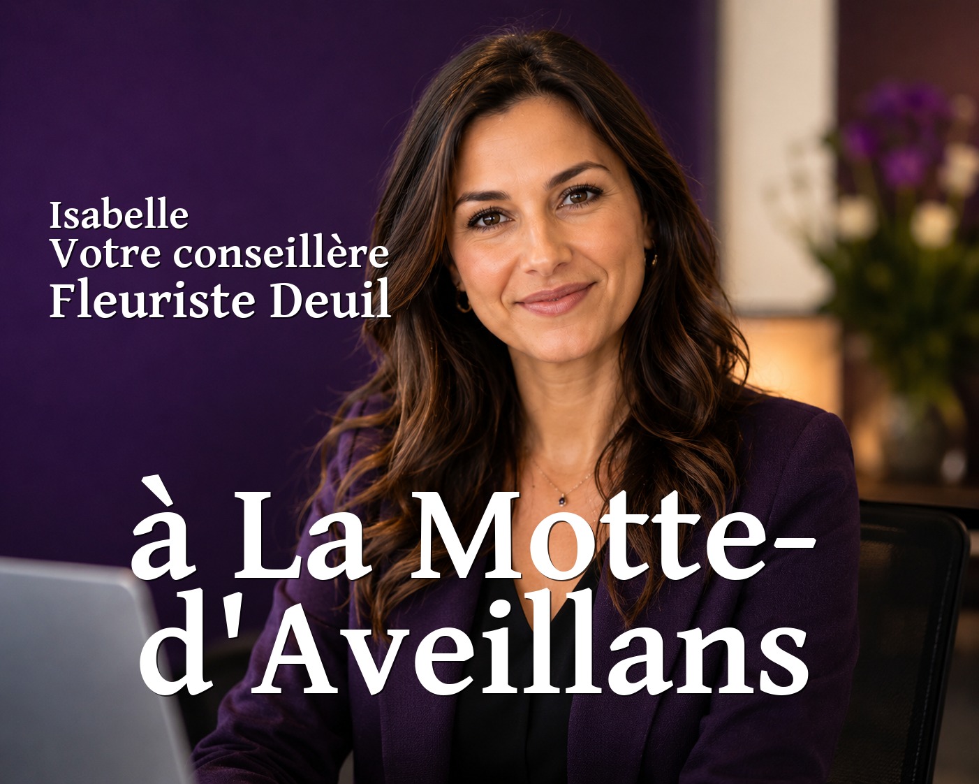Isabelle, votre conseillère Fleuriste Deuil à La Motte-d'Aveillans