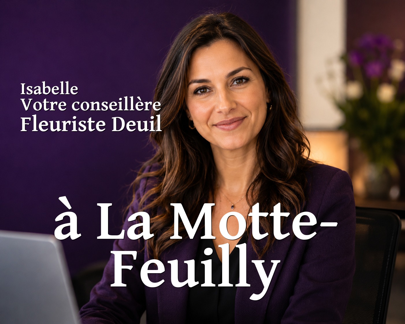 Isabelle, votre conseillère Fleuriste Deuil à La Motte-Feuilly