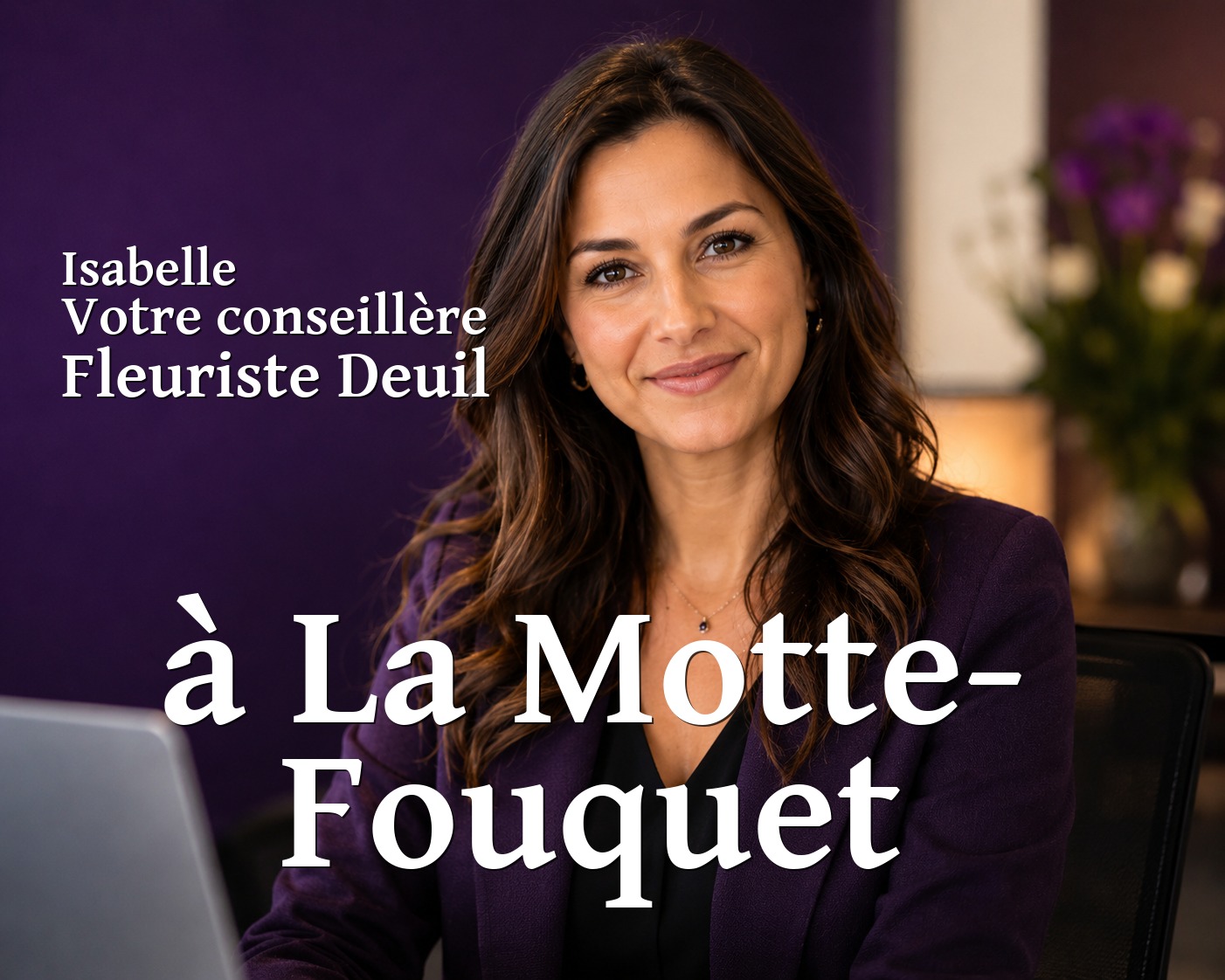 Isabelle, votre conseillère Fleuriste Deuil à La Motte-Fouquet