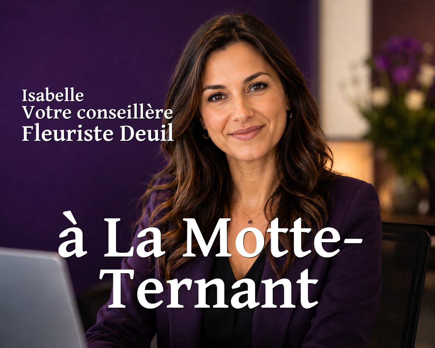 Isabelle, votre conseillère Fleuriste Deuil à La Motte-Ternant