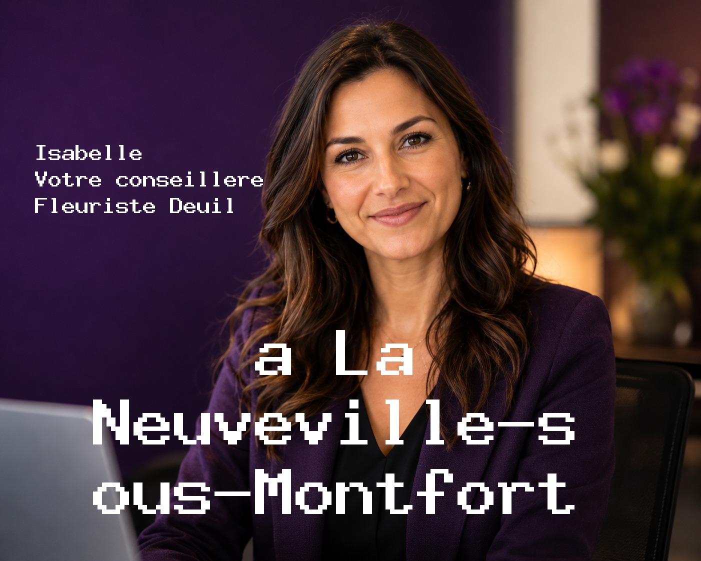 Isabelle, votre conseillère Fleuriste Deuil à La Neuveville-sous-Montfort