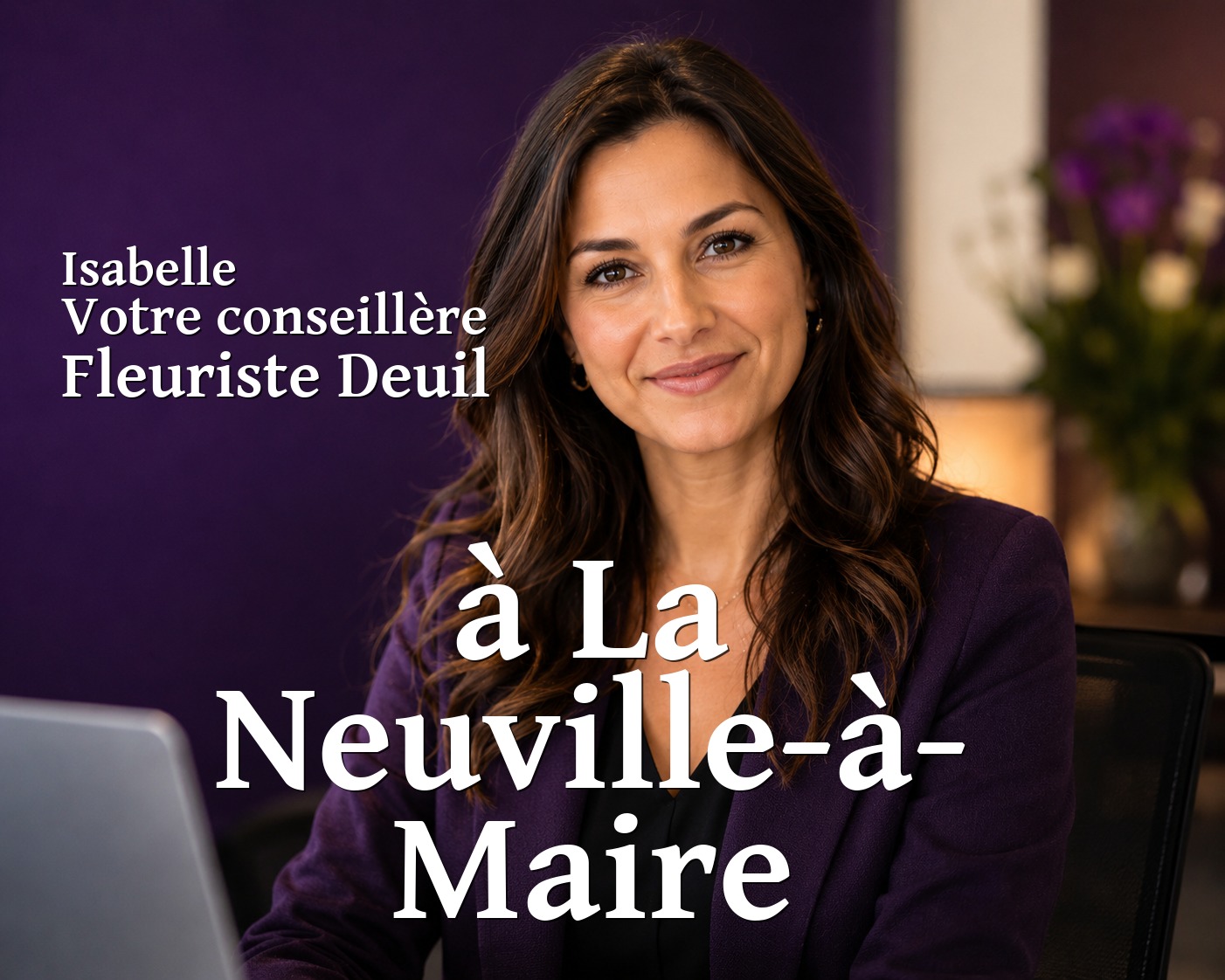 Isabelle, votre conseillère Fleuriste Deuil à La Neuville-à-Maire